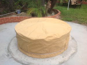 Superior Marine Canvas Round Fire Pit Cover